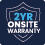2 Years On-Site Warranty (T&C`s Apply)