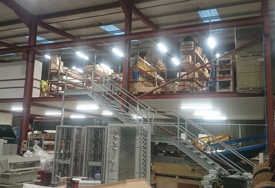 Tamlite Warehouse LED lighting Tyrone Fabrication