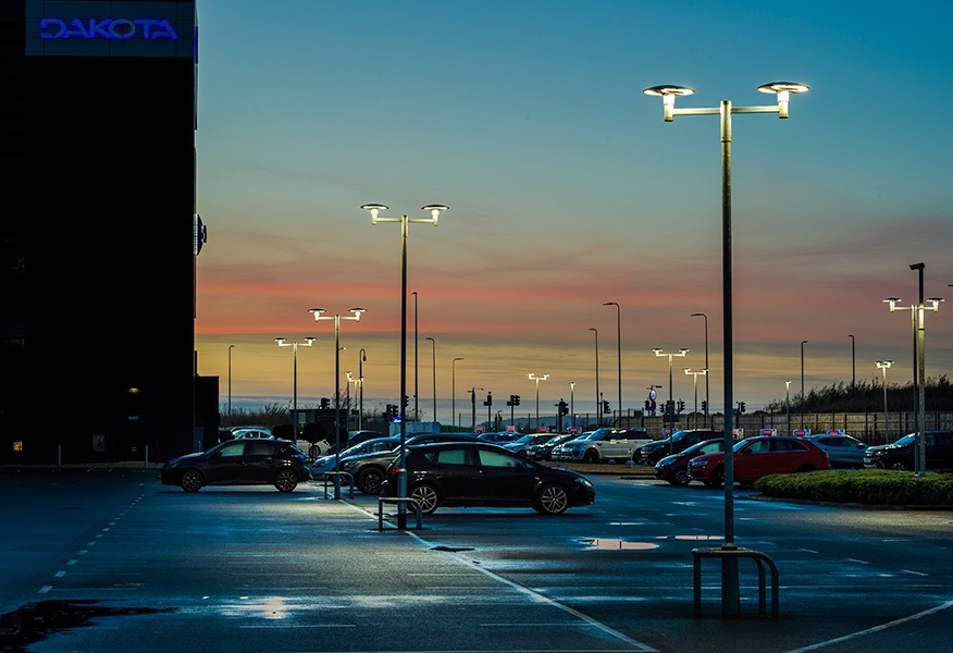 Tamlite Dakota CITY PT outdoor LED lighting car park area