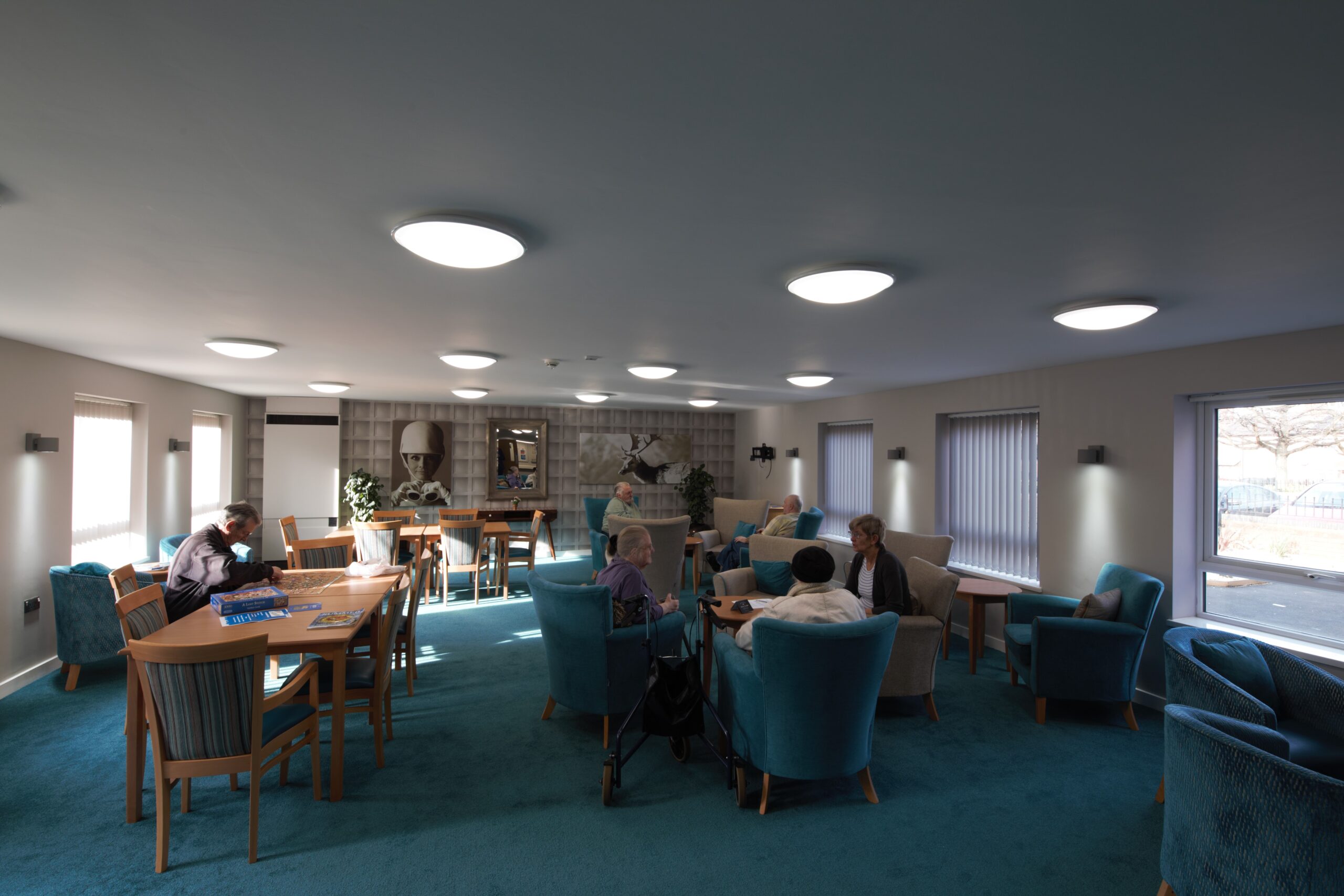 Tamlite Nottingham Living Independent communal area LED lighting