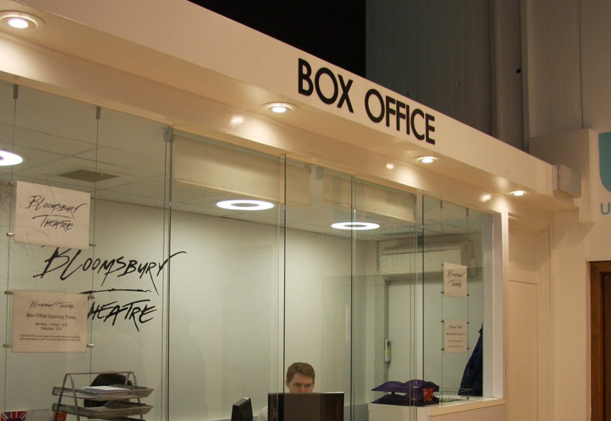 Tamlite Bloomsbury Theatre London box office LED lighting