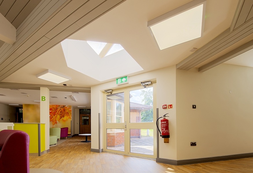 Tamlite Maple Leaf Centre Solihull emergency exit LED lighting