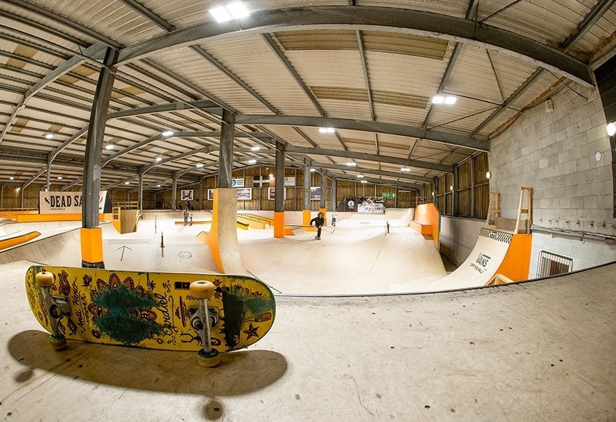 Tamlite Mount Hawke Skatepark Truro skateboard ramps LED lighting