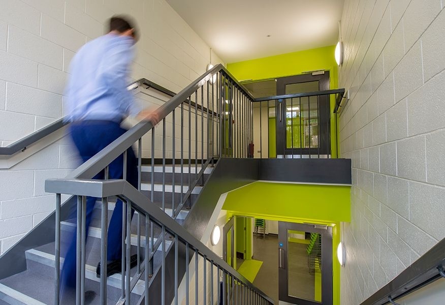 Tamlite Thornleigh Salesian College Bolton stairway LED lightiing