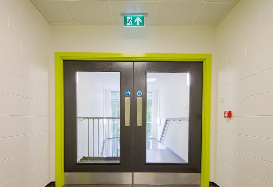 Tamlite Thornleigh Salesian College Bolton emergency exit LED lighting