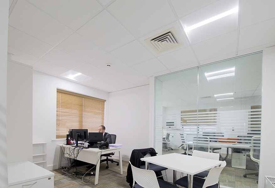 Tamlite Homelet Lincoln office area LED lighting