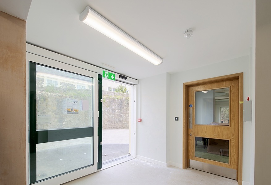 Tamlite Palmer Centre Chepstow emergency exit LED lighting