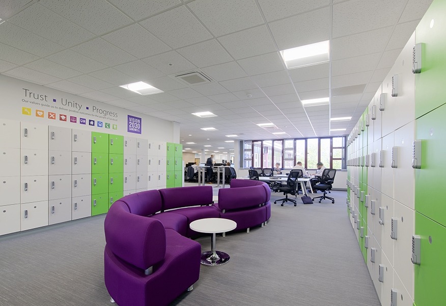 Tamlite Sandwell Council House Oldbury communal area LED lighting