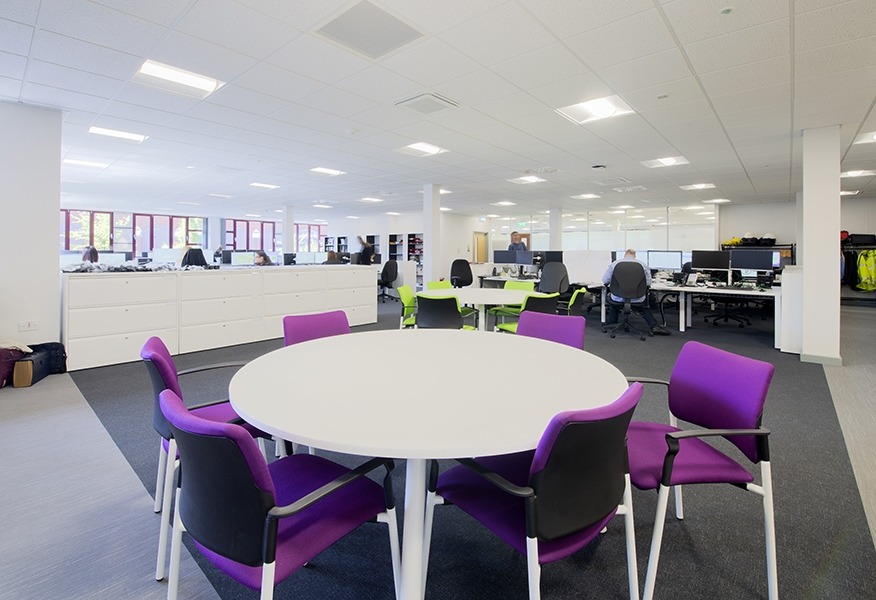 Tamlite Sandwell Council House Oldbury office LED lighting