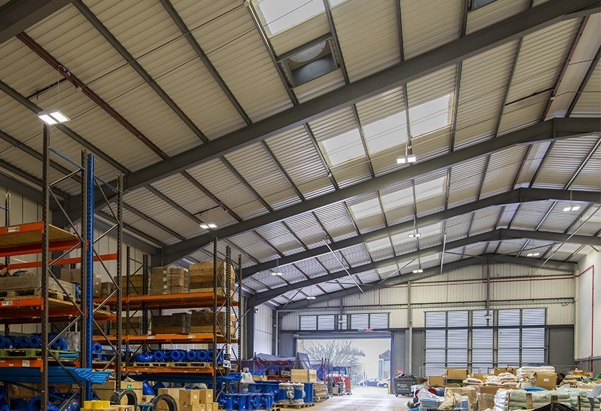 Tamlite South East Water warehouse LED lighting
