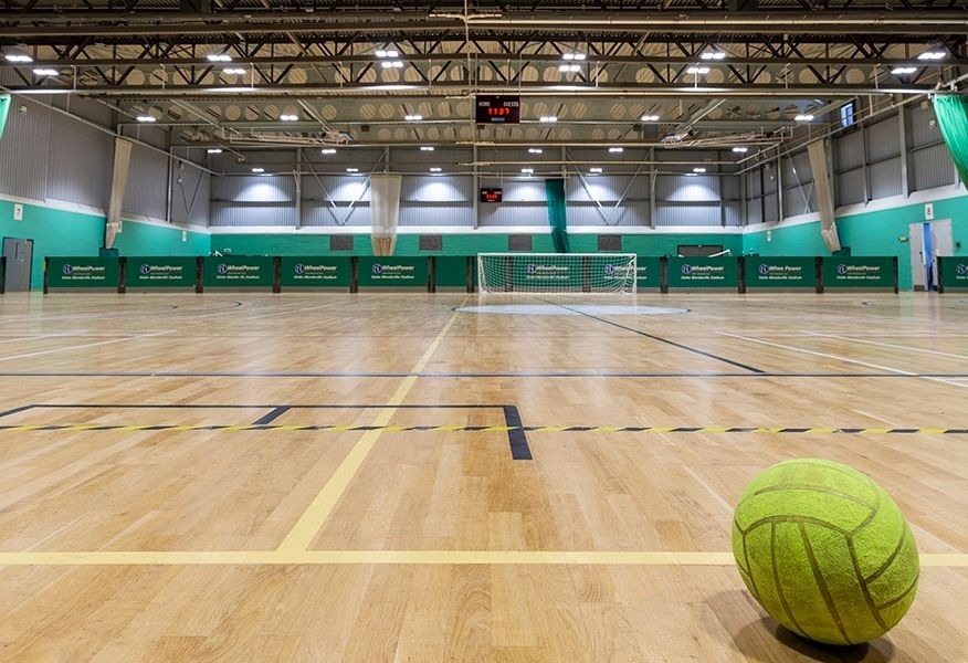 Tamlite Stoke Mandeville Stadium Aylesbury sports hall LED lighting football