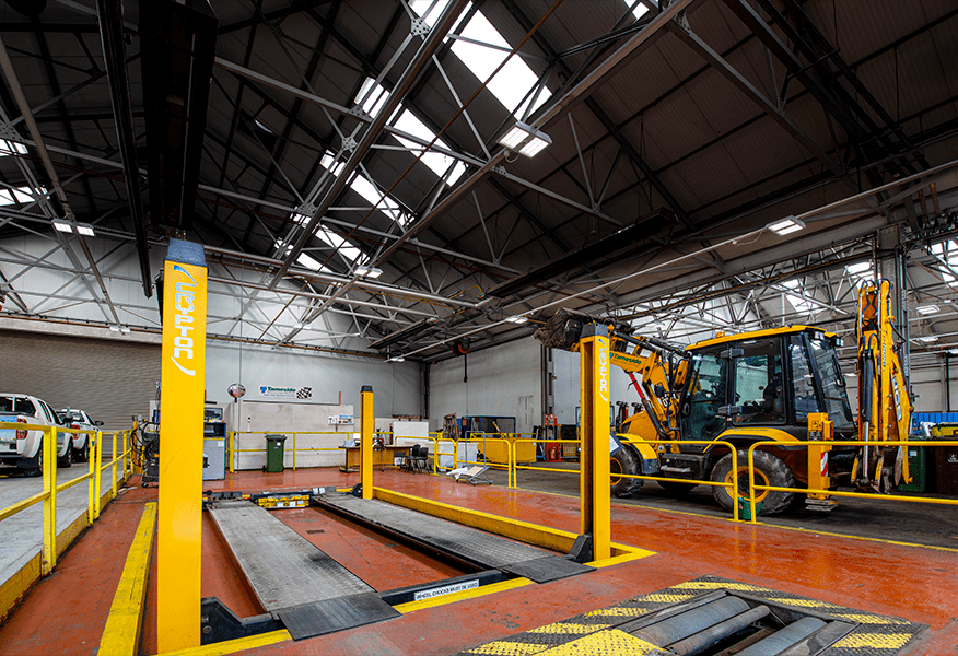 Tamlite Tame Street Depot repair area LED lighting