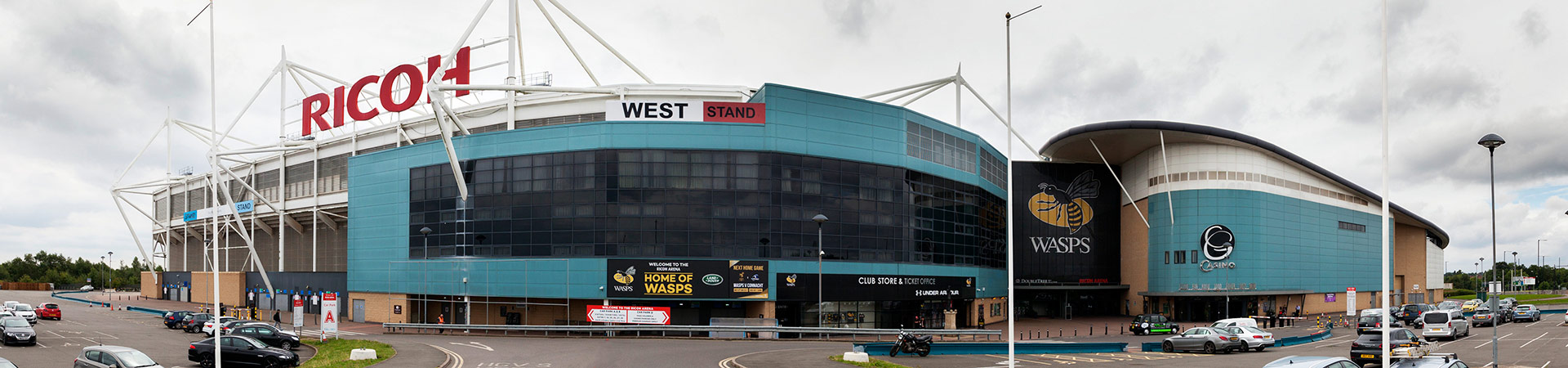 Tamlite Ricoh Arena Coventry Sports LED Lighting Case Study header