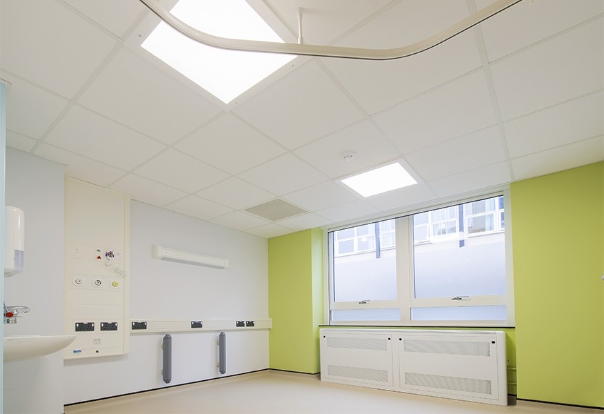 Tamlite Crawley Hospital ward LED lighting