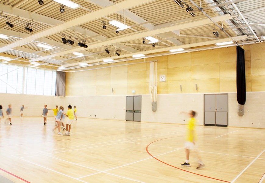 Tamlite Eversfield Preparatory School Solihull sports hall lighting