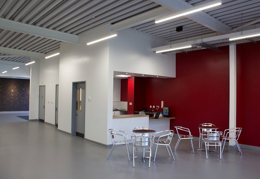 Tamlite Eversfield Preparatory School Solihull communal area LED lighting