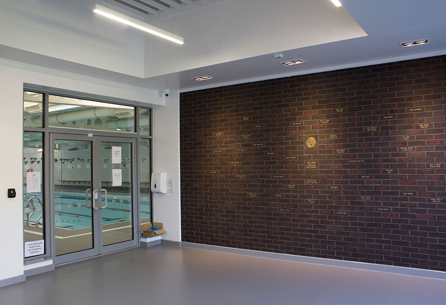 Tamlite Eversfield Preparatory School Solihull entrance area LED lighting