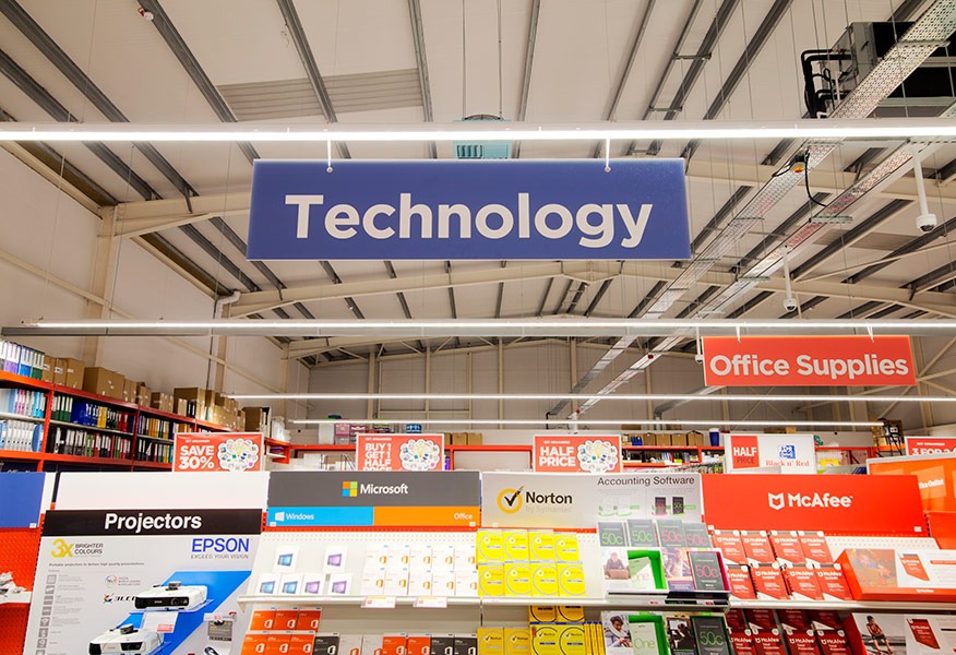 Tamlite Office Outlet Swansea technology display LED lighting