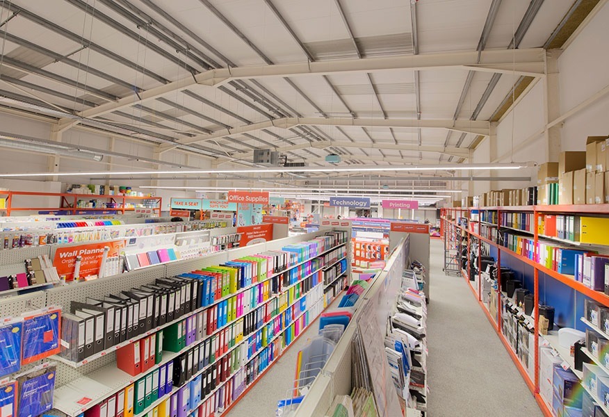 Tamlite Office Outlet Swansea shop floor LED lighting