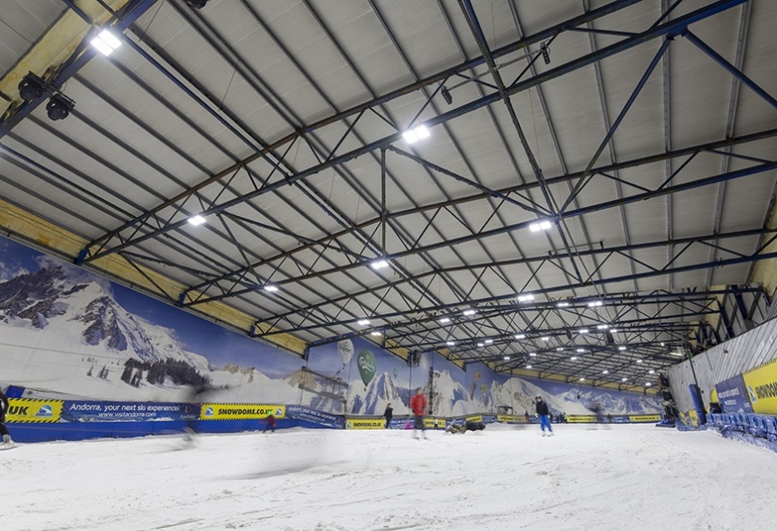 Tamlite Snowdome Tamworth EXPO ski slopes LED lighting