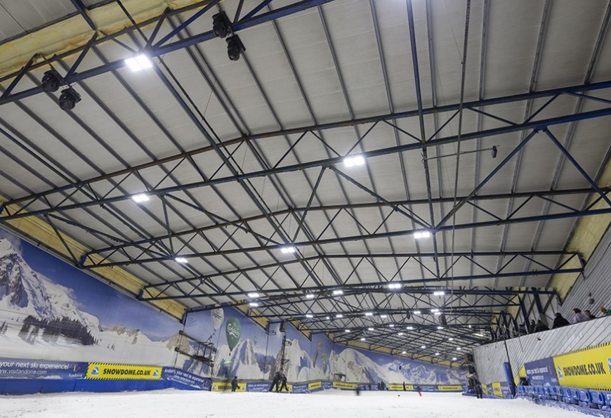 Tamlite Snowdome Tamworth skiing LED lighting