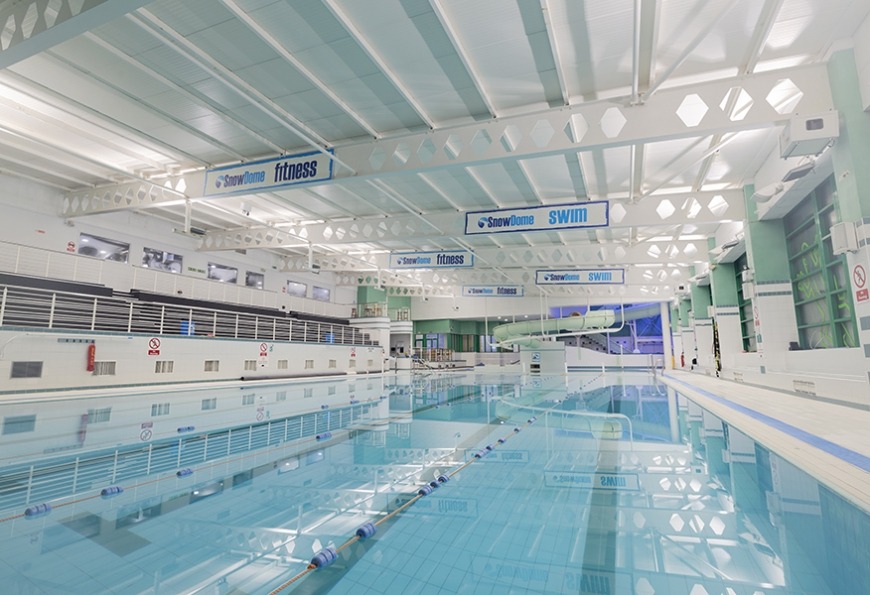Tamlite Snowdome Tamworth swimming pool LED lighting