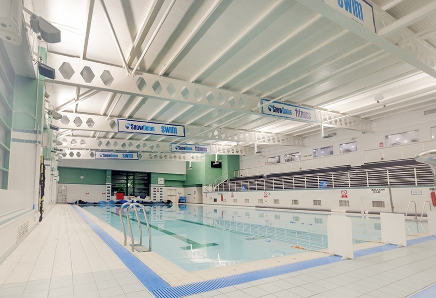 Tamlite Snowdome Tamworth LED lighting swimming pool