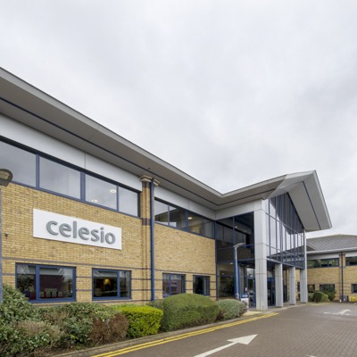 Tamlite Celesio UK building exterior with company logo