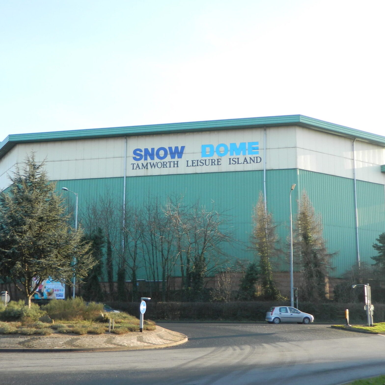 Tamlite Snowdome Tamworth Sports LED Lighting Case Study building exterior