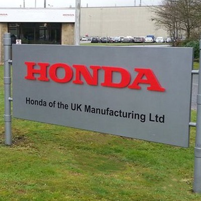 Tamlite Honda Logistics Swindon building exterior signage