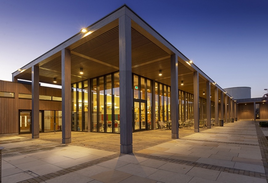 Tamlite National Memorial Arboretum Tamworth exterior building LED lighting