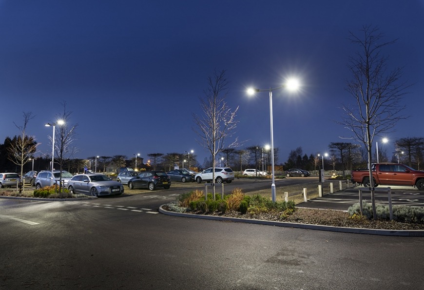 Tamlite National Memorial Arboretum Tamworth outdoor LED lighting car park