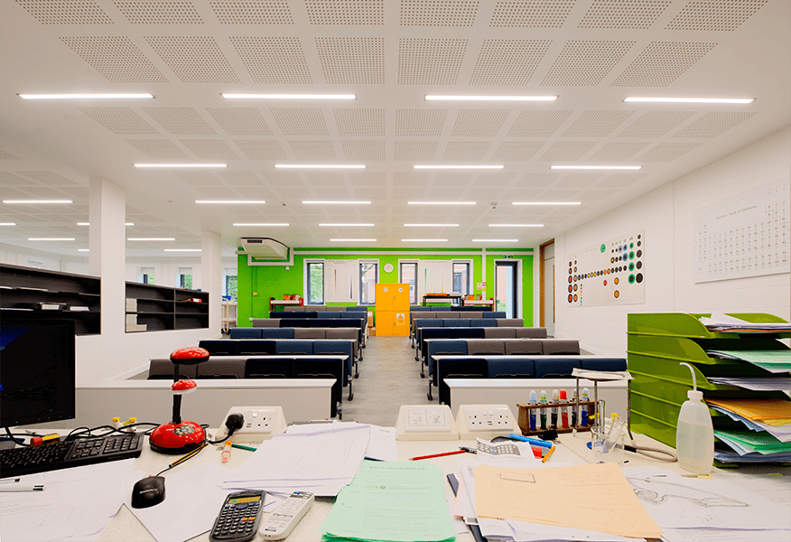 Tamlite Radley College Abingdon office area LED lighting