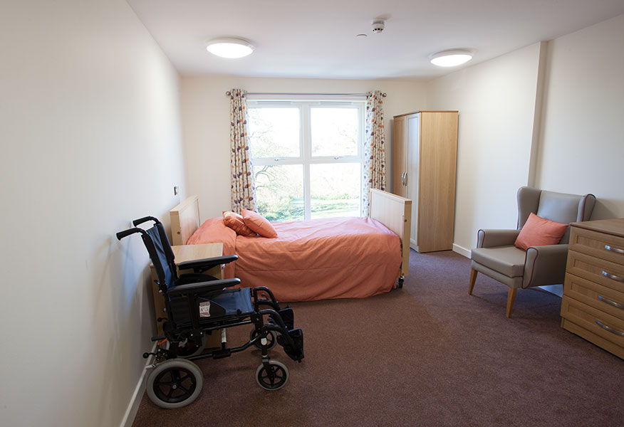 Tamlite Rosehall Care Home bedroom LED lighting
