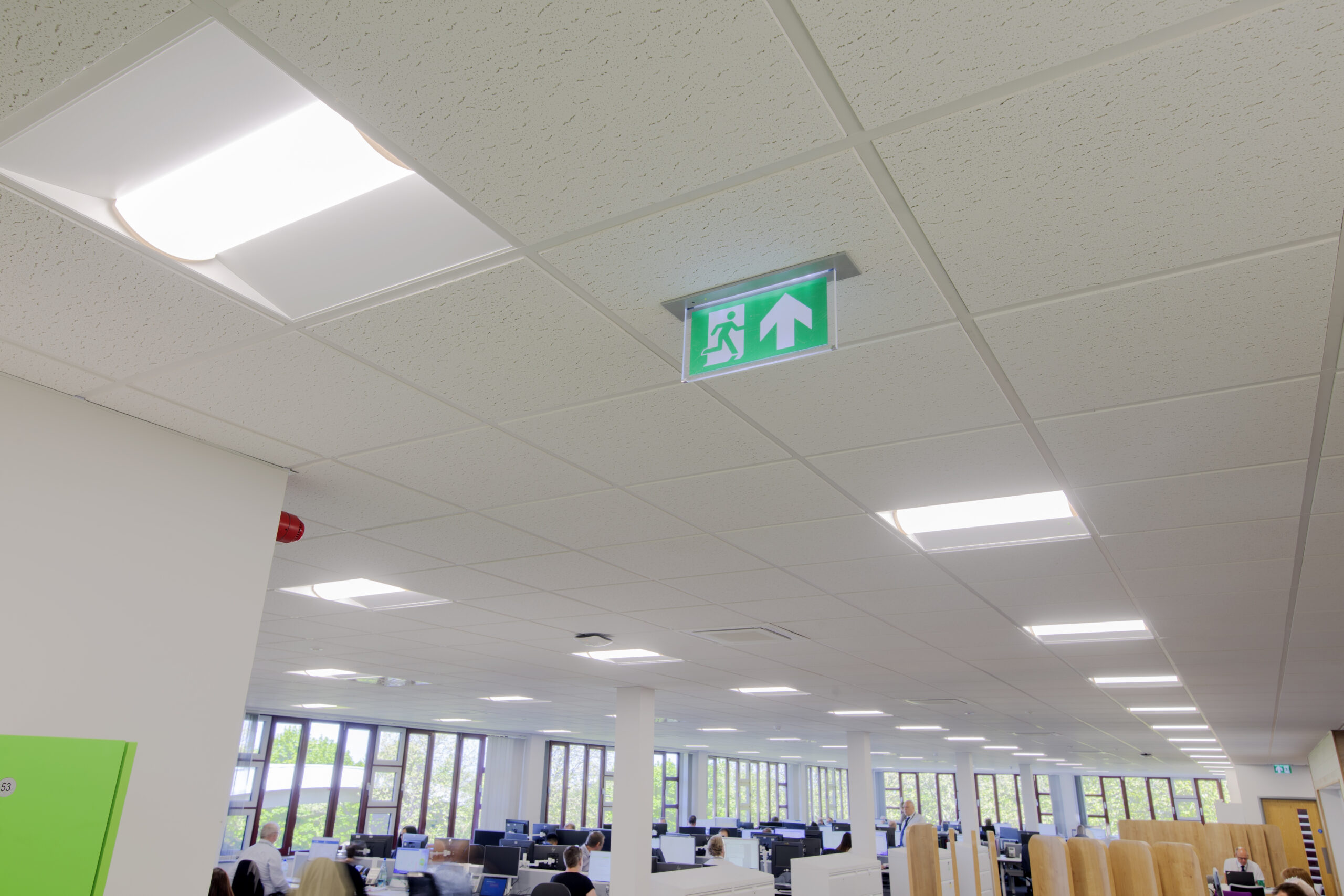 Tamlite Sandwell Council House Oldbury office area emergency LED lighting