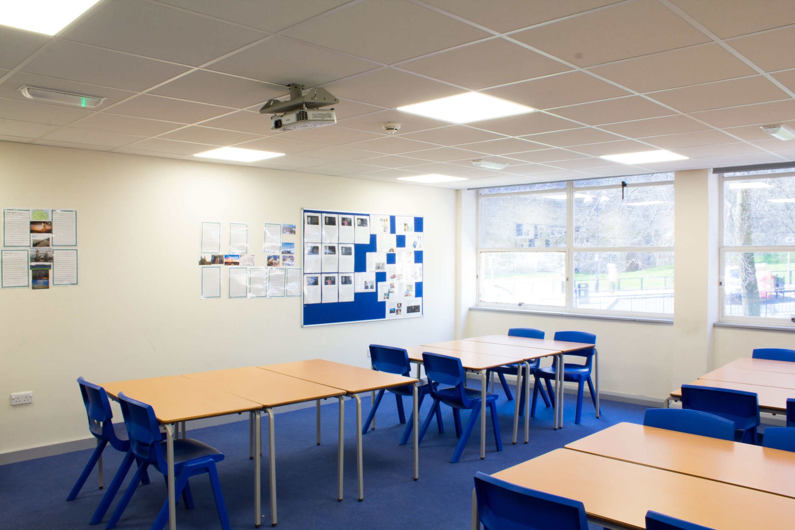 Tamlite Central College Nottingham classroom LED lighting