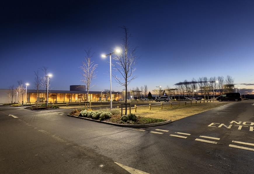 Tamlite national memorial arboretum car park LED lighting