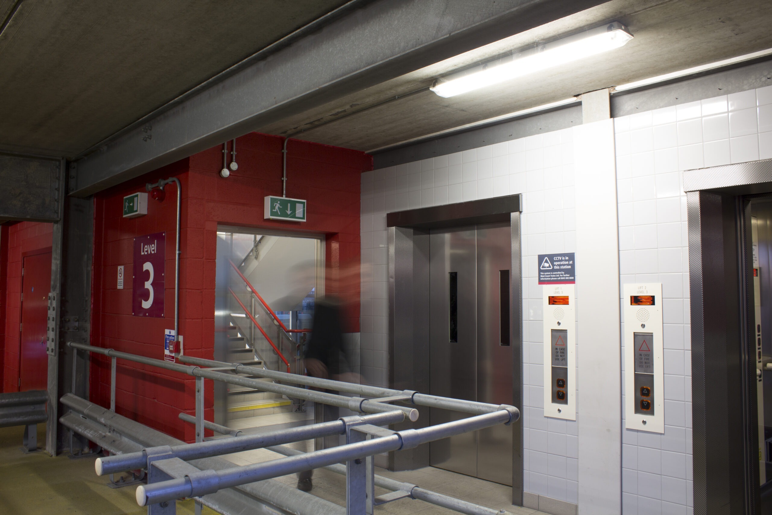 Tamlite National Rail emergency exit route lighting
