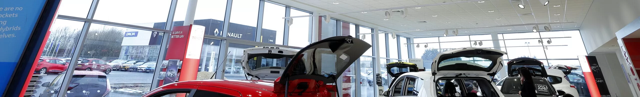 Tamlite RMB Toyota Darlington retail and leisure LED lighting case study header