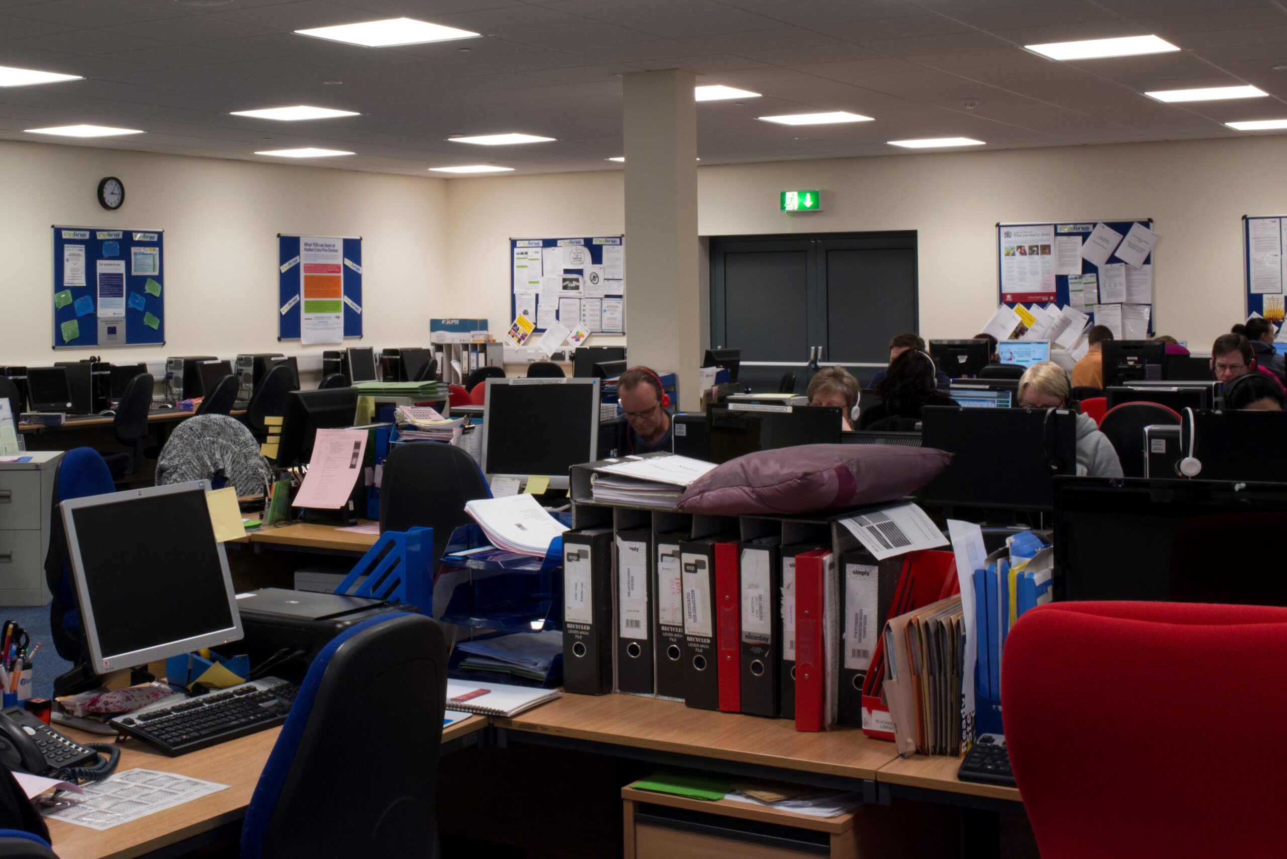 Tamlite Cradley Heath Fire Station office emergency LED lighting