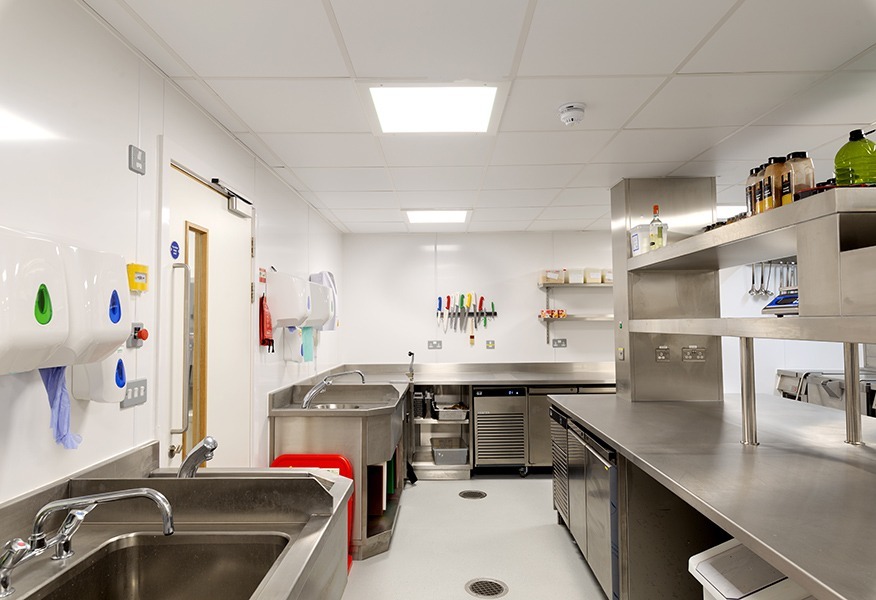 Tamlite National Memorial Arboretum Tamworth industrial kitchen LED lighting