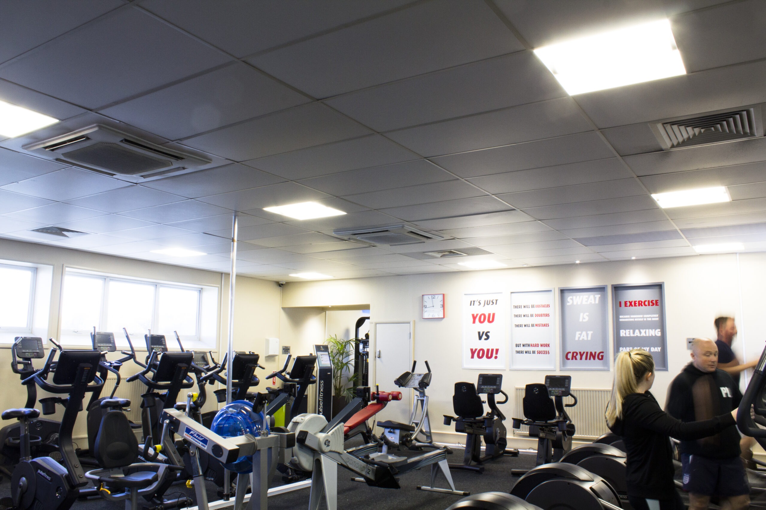 Tamlite Potters Leisure Resort gym area lighting