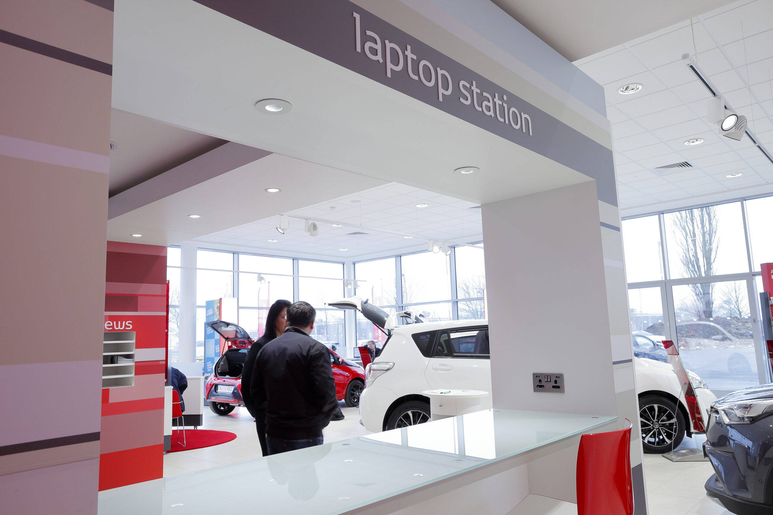 Tamlite RMB Toyota Darlington laptop station lighting