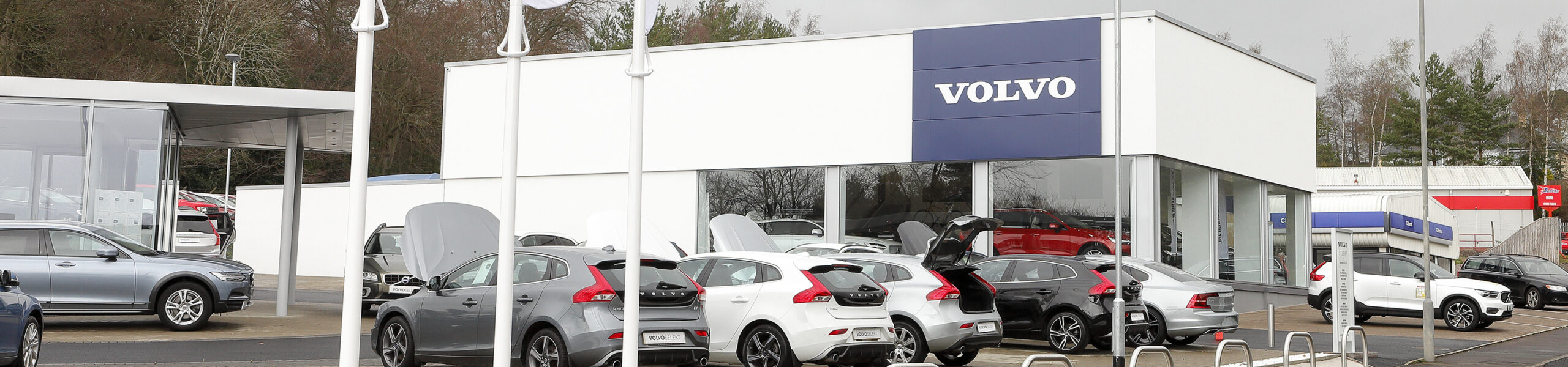 Tamlite Clelands Volvo Galashiels urban LED lighting case study header