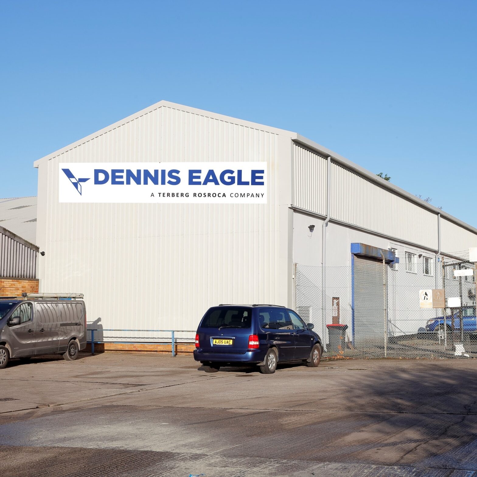 Tamlite Dennis Eagle building exterior with company logo