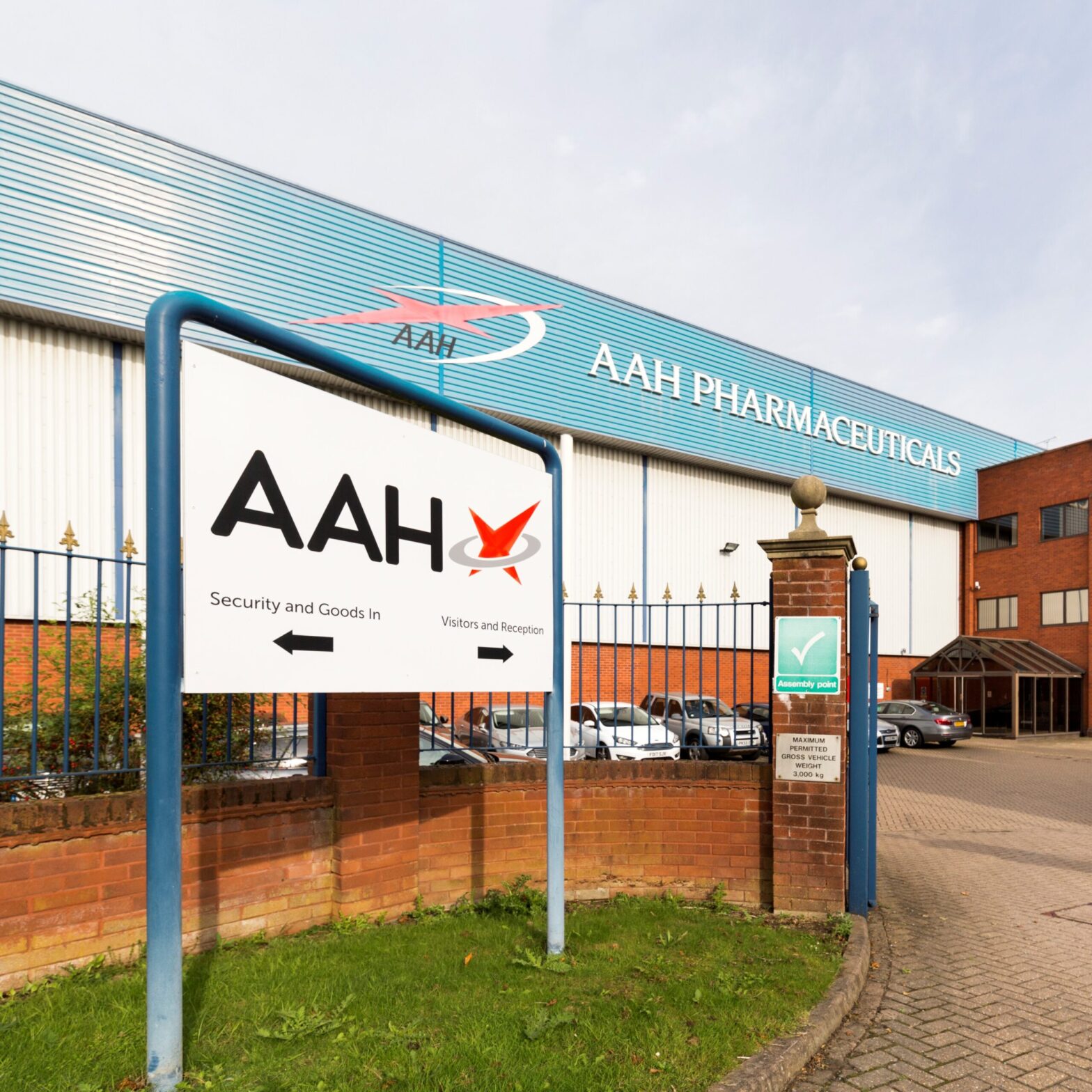 Tamlite AAH Pharmacy building exterior with company logo