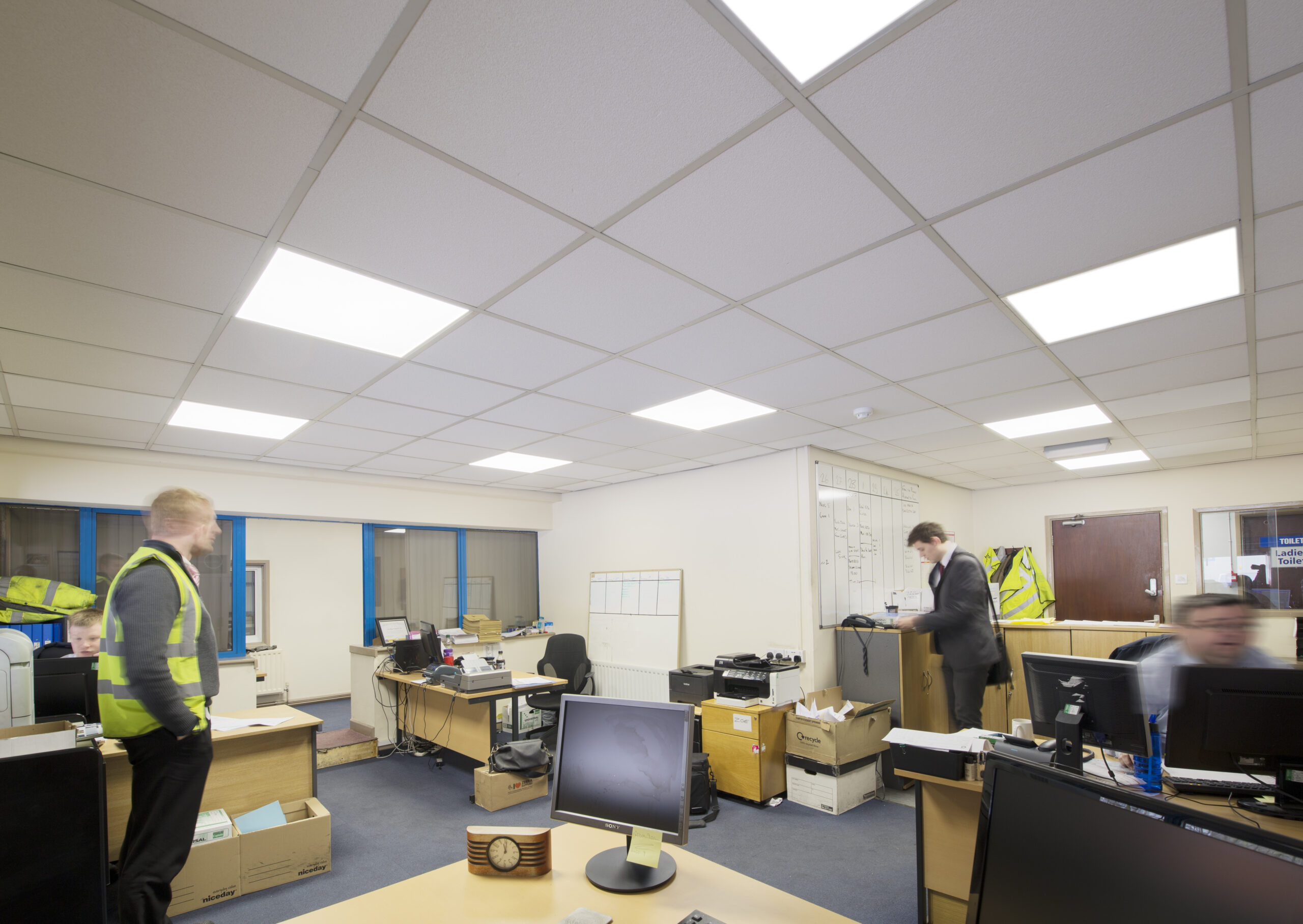 Tamlite Hardings Transport office LED lighting