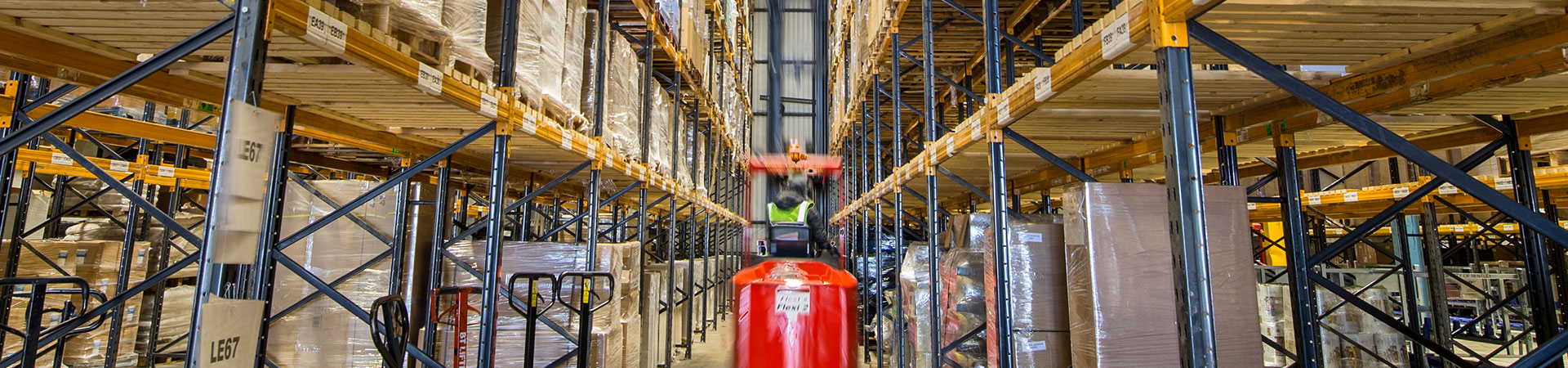 Industrial and Warehouse LED lighting Tamlite Hardings Transport case Study header