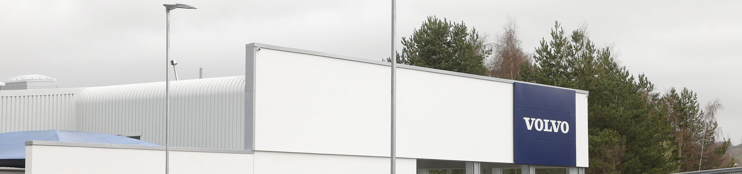Tamlite Galashiels Volvo industrial and warehouse LED lighting case study header