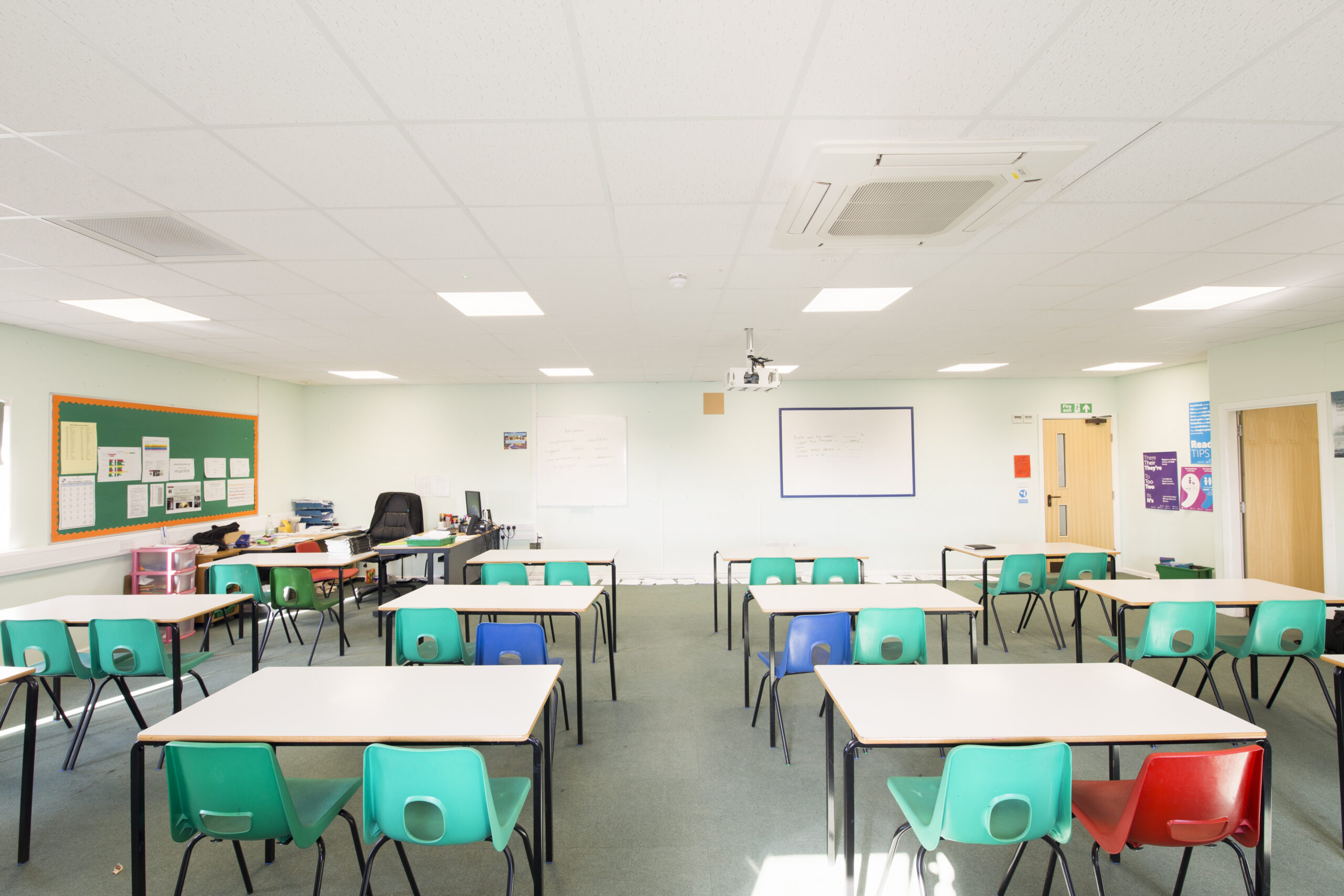 Tamlite Hastings High School Hinkley classroom lighting